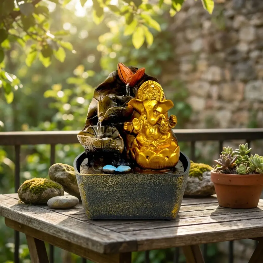 Fuente de Agua - Ganesha (21x14cm)