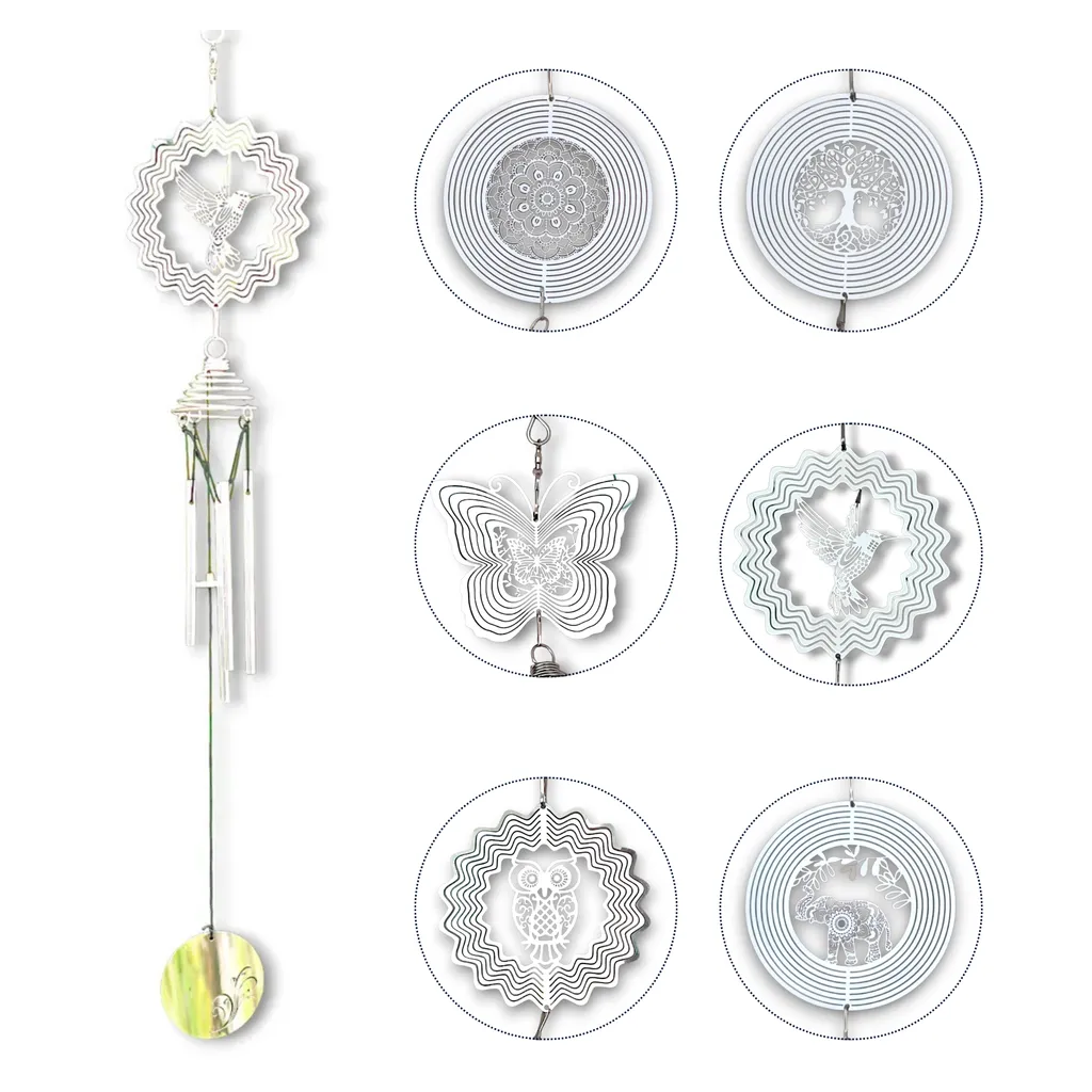 Llamador de Ángeles ESPIRAL con Wind Surtido (50x10cm)