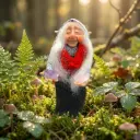 Duende Chamana - Amatista & Cuarzo Rosa (16cm)