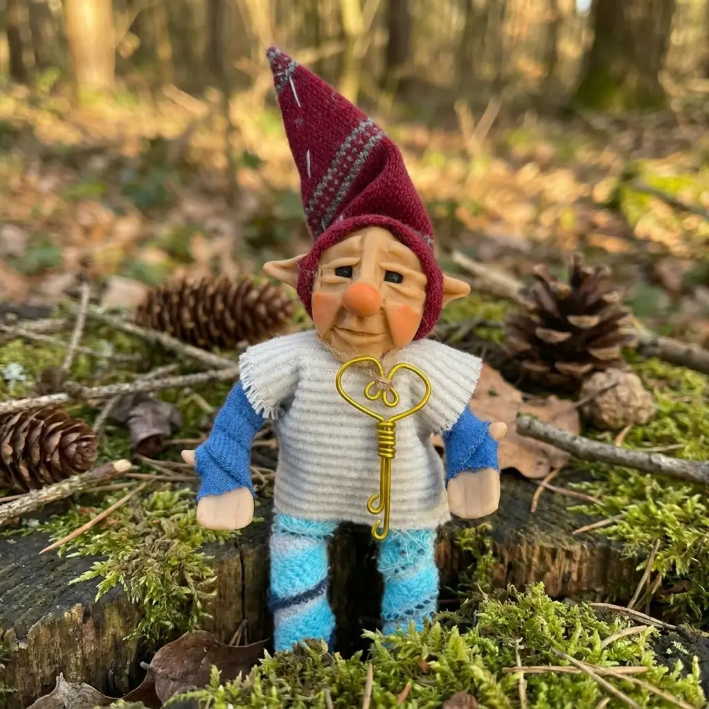 Duende Abrecaminos - Con llavecita (10cm)