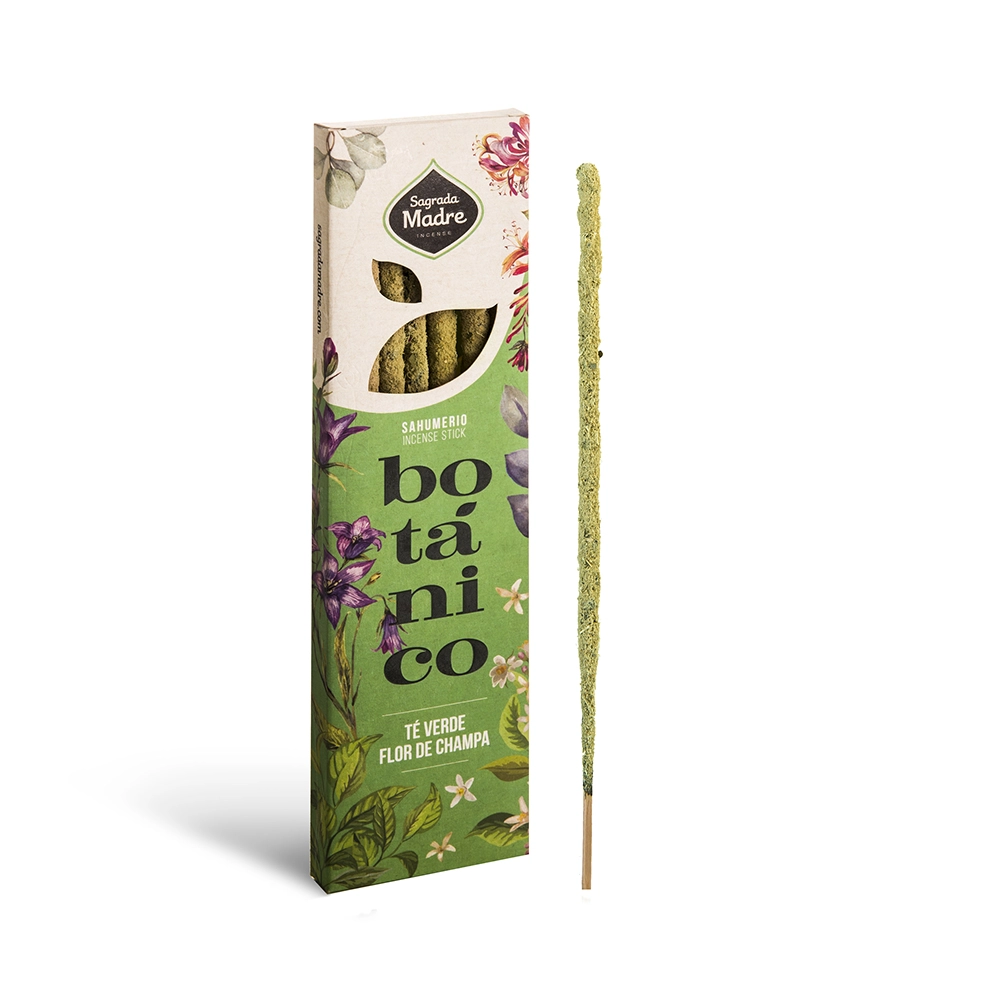 Sahumerio Botánico S.M. - Te verde & Flor de Champa