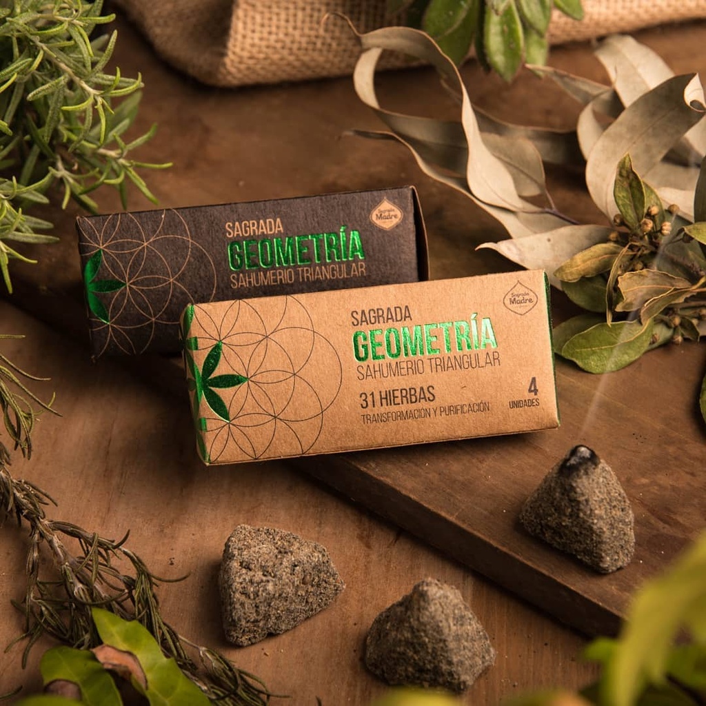 Sahumerio S.M. Triangular 31 hierbas