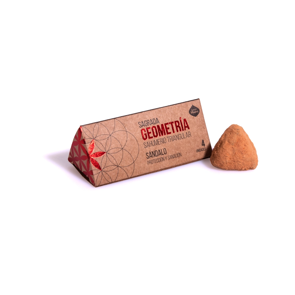 Sahumerio S.M. Triangular Sándalo