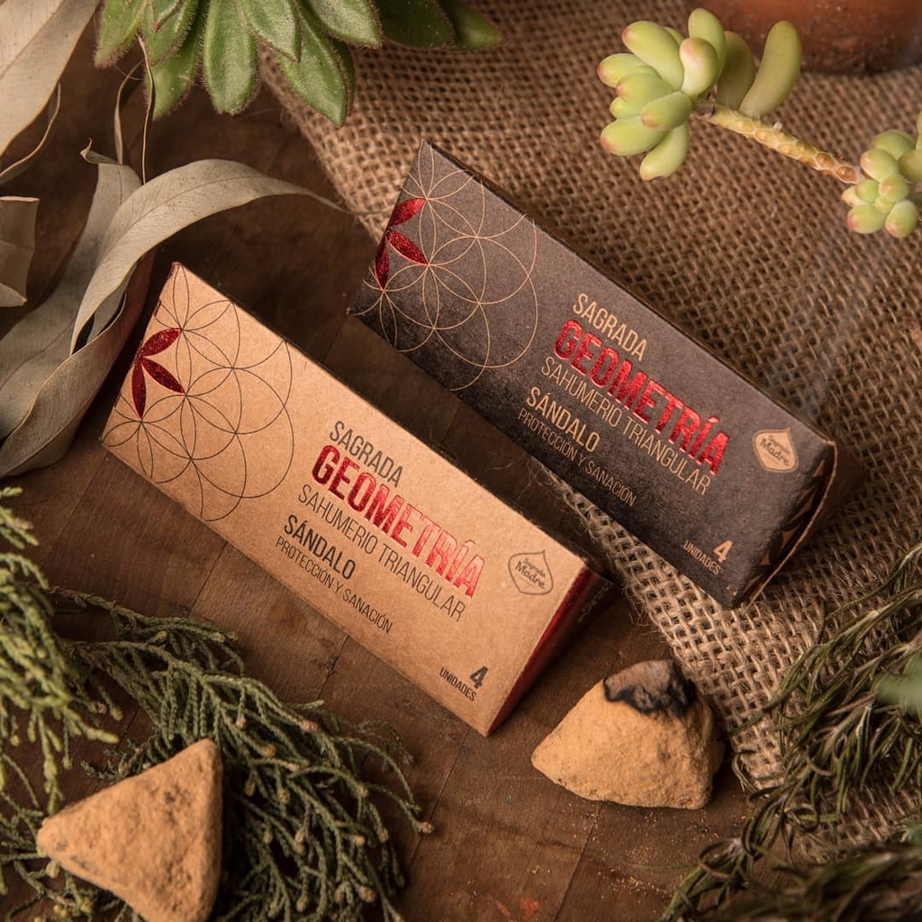 Sahumerio S.M. Triangular Sándalo