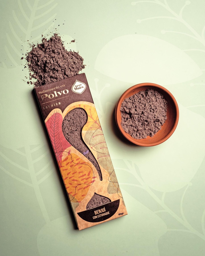 Sahumerio en Polvo S.M. Benjuí con Estoraque