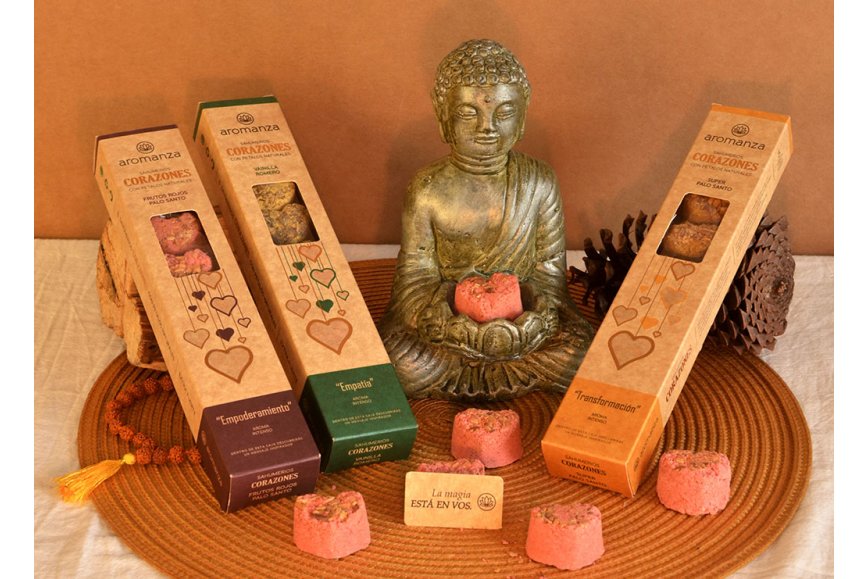 Pastillas Corazones Aromanza x8