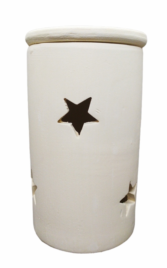 Hornito Eléctrico Calado con Diseños Blanco Redondo