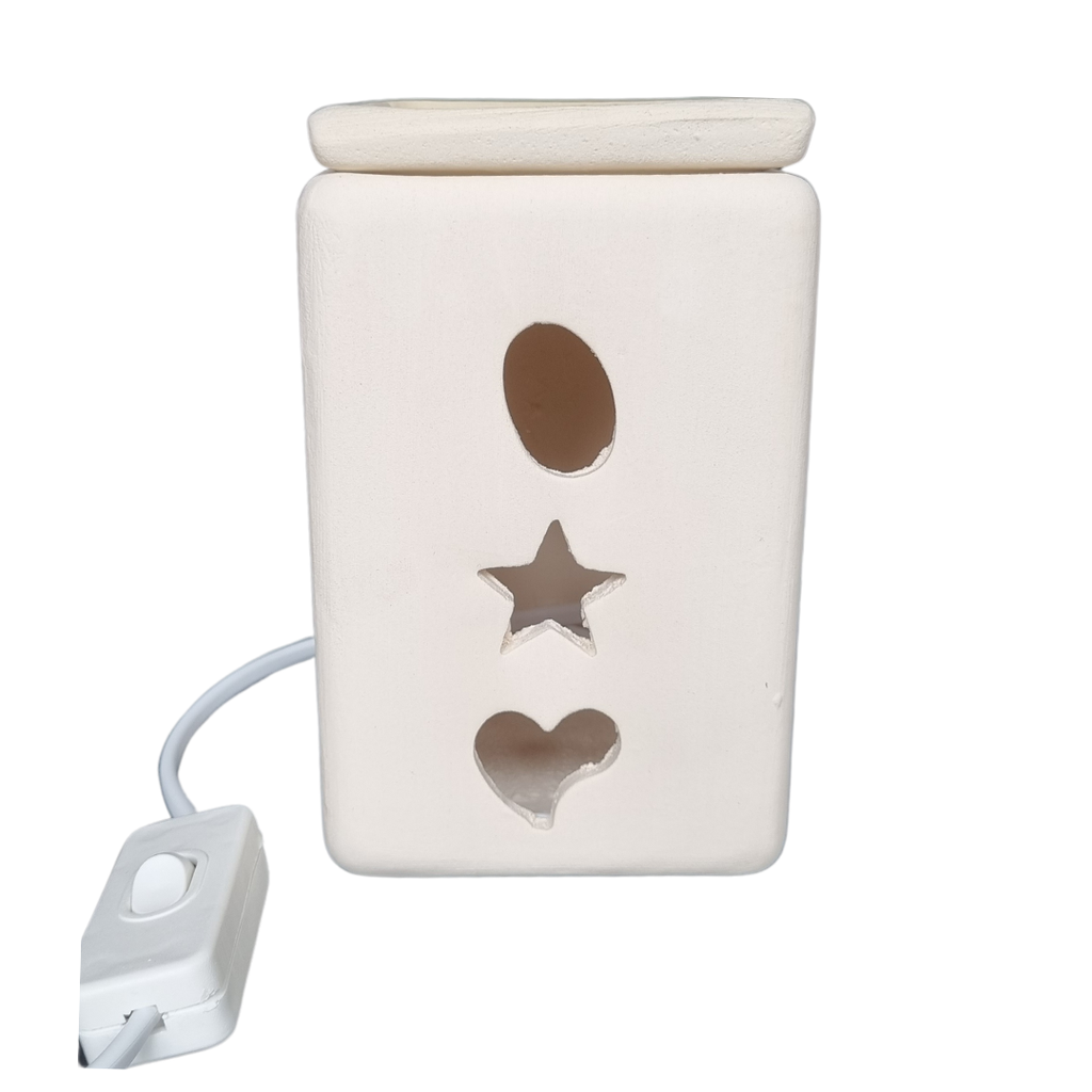 Hornito Eléctrico Calado con Diseños Cuadrado