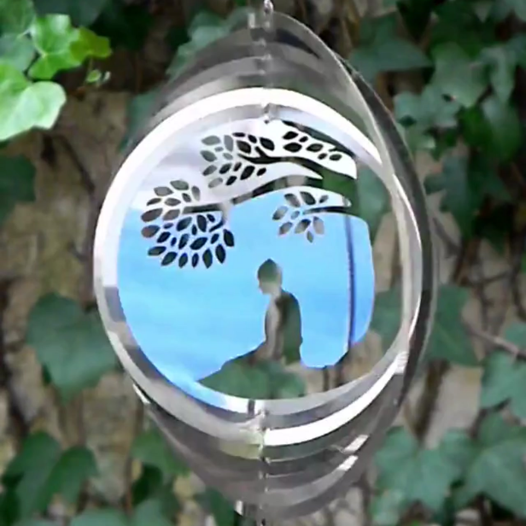 WindSpinner 20cm - Buddha (Acero Inox.)