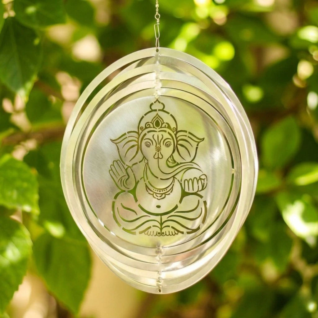 WindSpinner 20cm - Ganesha (Acero Inox.)