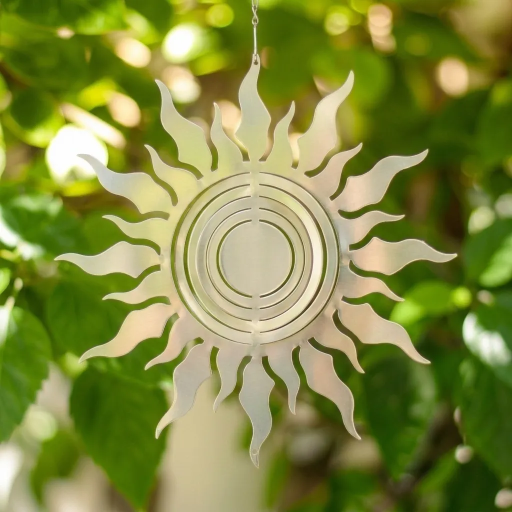 WindSpinner 20cm - Sol Radiante (Acero Inox.)