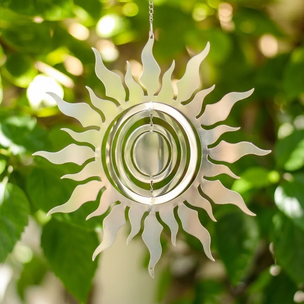 WindSpinner 20cm - Sol Radiante (Acero Inox.)