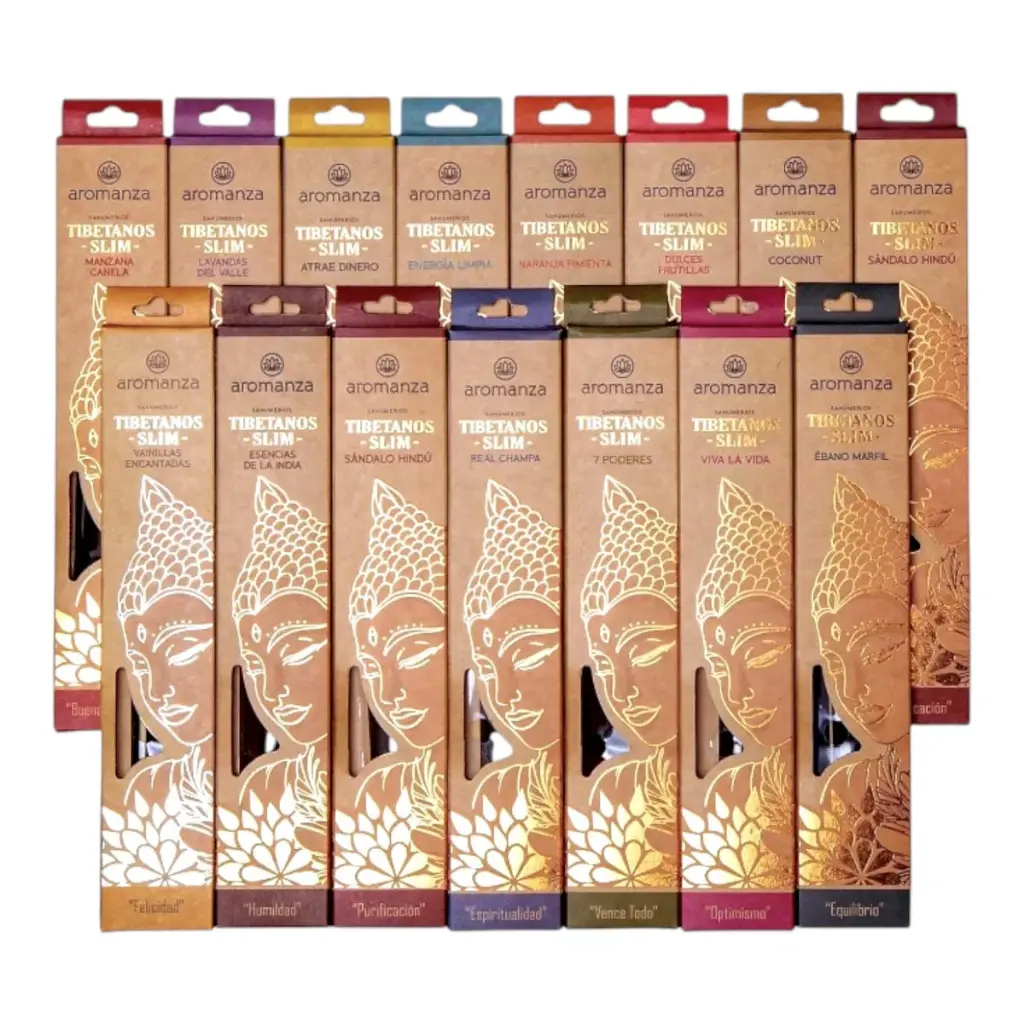 Sahumerio Tibetano Slim Aromanza (x10)