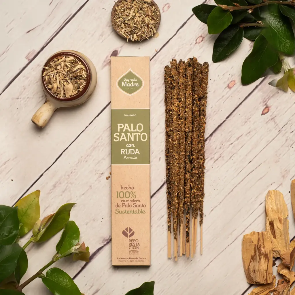 Sahumerio S.M. Palo Santo Ruda