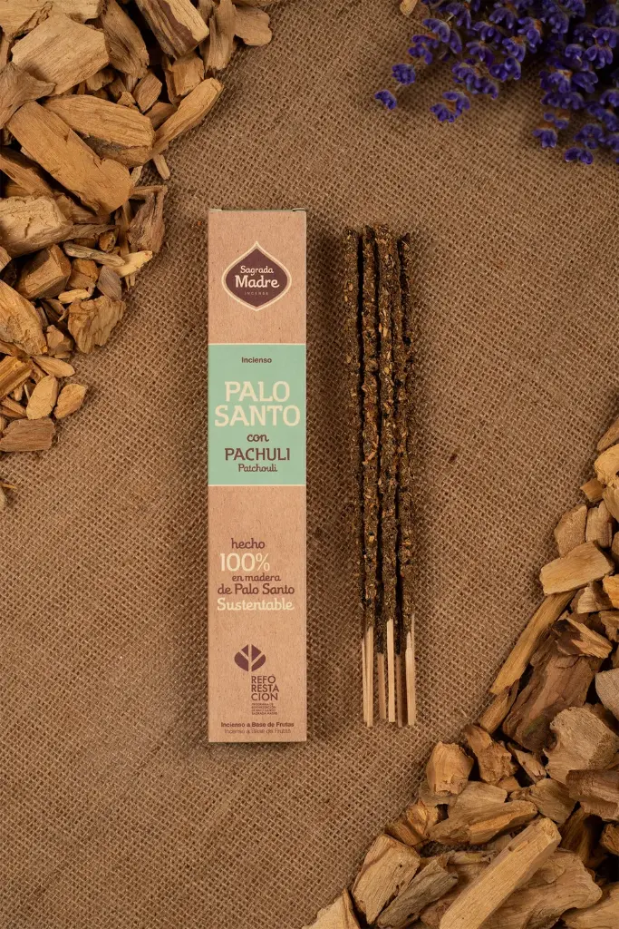 Sahumerio S.M. Palo Santo con Fresias