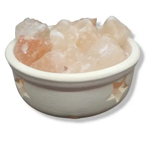 Lámpara de Sal Cuenco calado grande 16x7cm