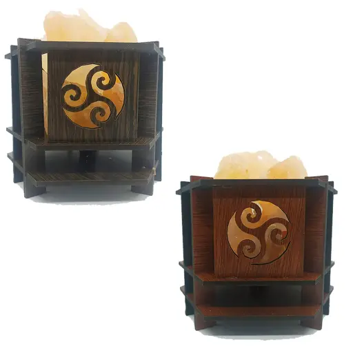 Lámpara de Sal Hex. Trisquel