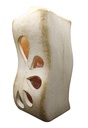 Lámpara de Sal Torre curva de pétalos 16x7cm