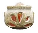 Lámpara de Sal Vasija de pétalos 10x9cm