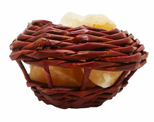 Lámpara de sal N°4 Nave de Luz 15x9cm