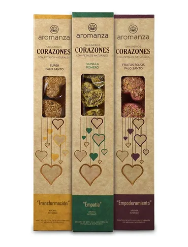 Pastillas Corazones Aromanza x8