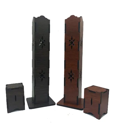 Torre Guarda y Portasahumerio Madera Wengue