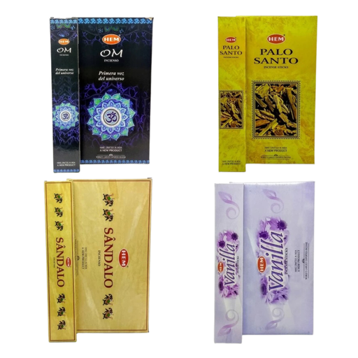 Sahumerios HEM Caja Rectangular (12 cajas)