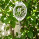 WindSpinner Premium 33cm - Pajaritos enamorados (Acero Inox.)