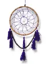 Atrapasueños - Con cuentas y péndulo (Aro 20cm)