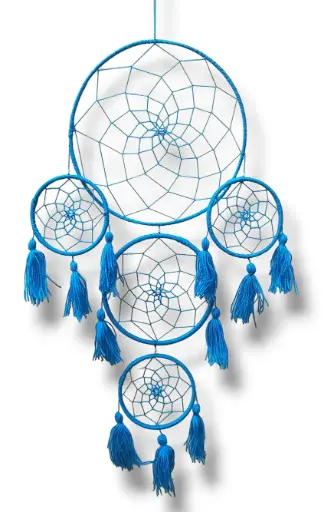 Atrapasueños Quintuple Muy Grande (Aro mayor 25cm) Color surtido