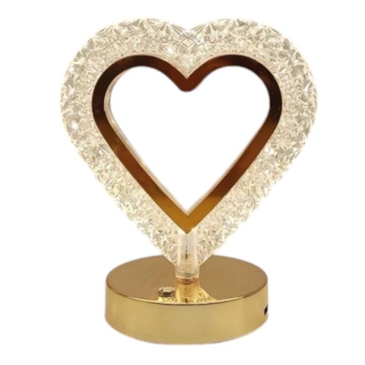[ONC-036] Lámpara Corazón 3 Colores - Recargable USB