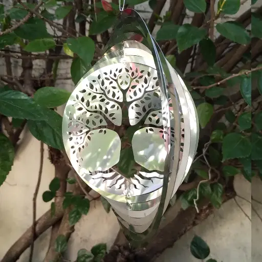 [WINA20-013] WindSpinner 20cm - Arbol de la vida (Acero Inox.)