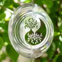 WindSpinner 20cm - Ying Yang de arboles (Acero Inox.)