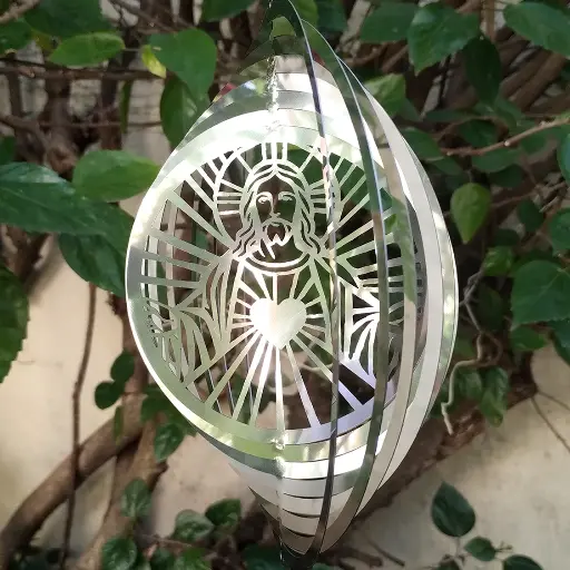 [WINA20-019] WindSpinner 20cm - Jesús (Acero Inox.)