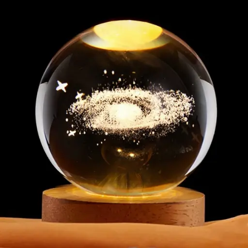 [IMP-138] Lampara Esfera de Vidrio - Galaxia (6cm)