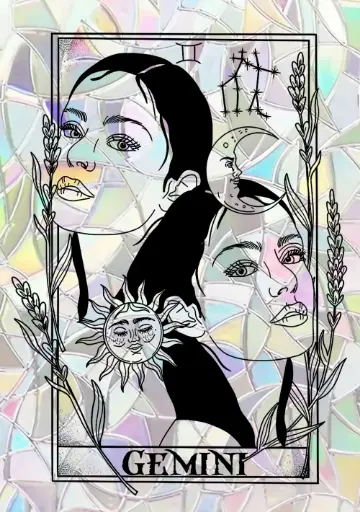 Sticker Suncatcher (Atrapasol) - 033. Signo Géminis