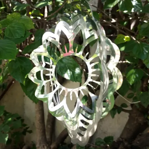 LIQUIDACIÓN 2DA- WindSpinner 20cm - Girasol Acero