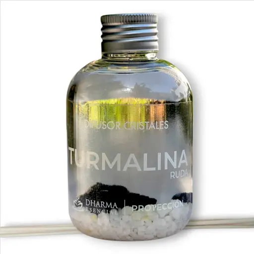 Difusor con Cristales - Turmalina & Ruda (150ml)