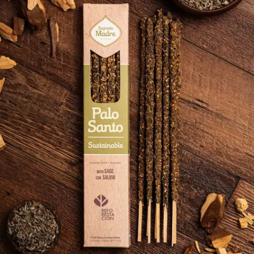 Sahumerio S.M. Palo santo con Salvia