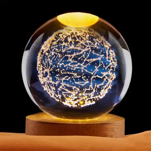 [IMP-226] Lampara Esfera de Vidrio - Constelaciones (6cm)