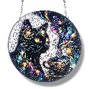 Colgante Plano de Acrílico 15cm - Gato Mágico