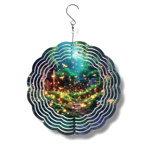 [WINS20-013] Windspinner 20cm NUEVOS - Luciérnagas (Pintado ambos lados)