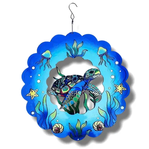 [WINUV30-012] Windspinner Pintado 30cm - Tortuga nadando (Liquidación)