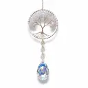 Colgante de Cristales - Arbol de Cuarzo blanco 10cm