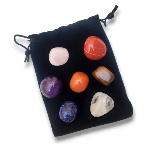 [IMP-121] Kit 7 chakras piedras grandes