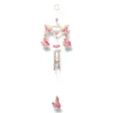 Llamador de Angeles - Corazón alado palomas (40x11cm)
