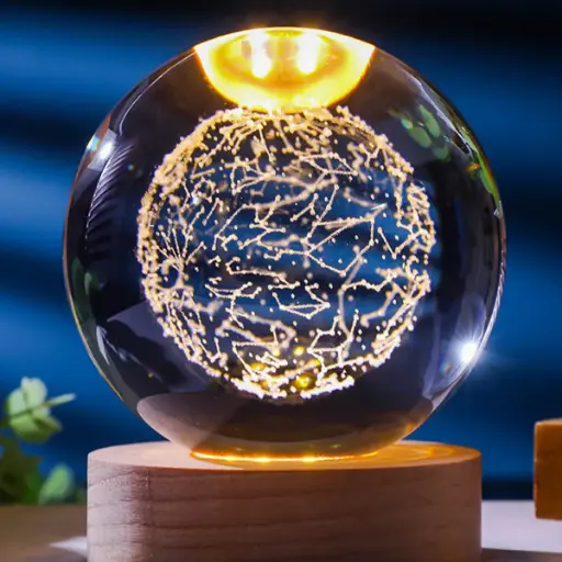 [IMP-227] Lampara Esfera de Vidrio - Constelaciones (8cm)