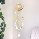 Colgante Atrapasol - Sol & Luna Dorado (41x7cm)