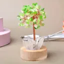 Lampara de Cristales - Árbol de Cuarzo verde (11x6cm)