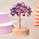 Lampara de Cristales - Árbol de Amatista (11x6cm)